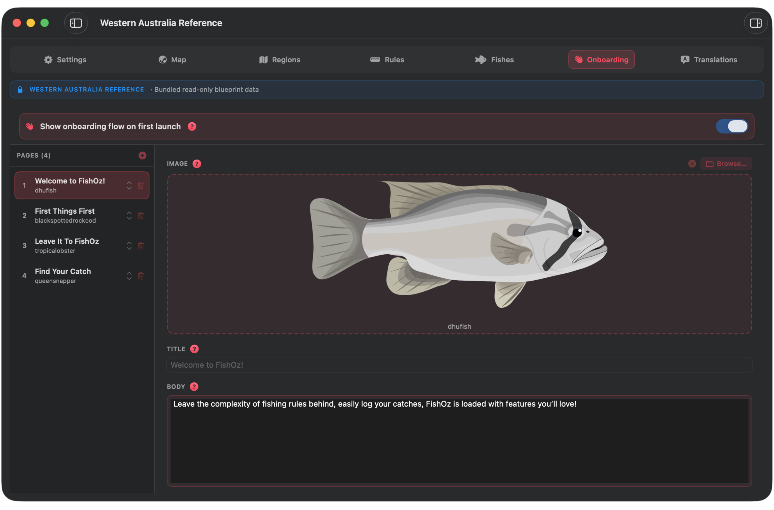 Design the in-app onboarding flow